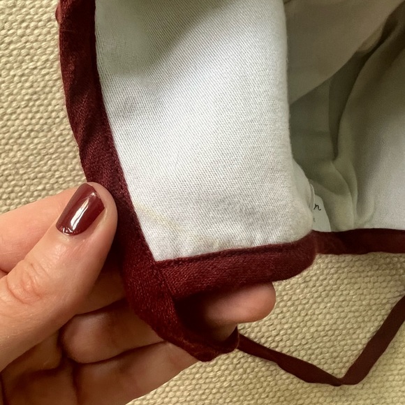 Briar Handmade wool felt yarn bonnet pom pom red rust green teal navy 2T-4T 24m - Picture 8 of 9